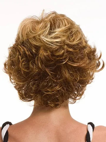 Sexy Short Wavy Blonde Wig 8 Inches
