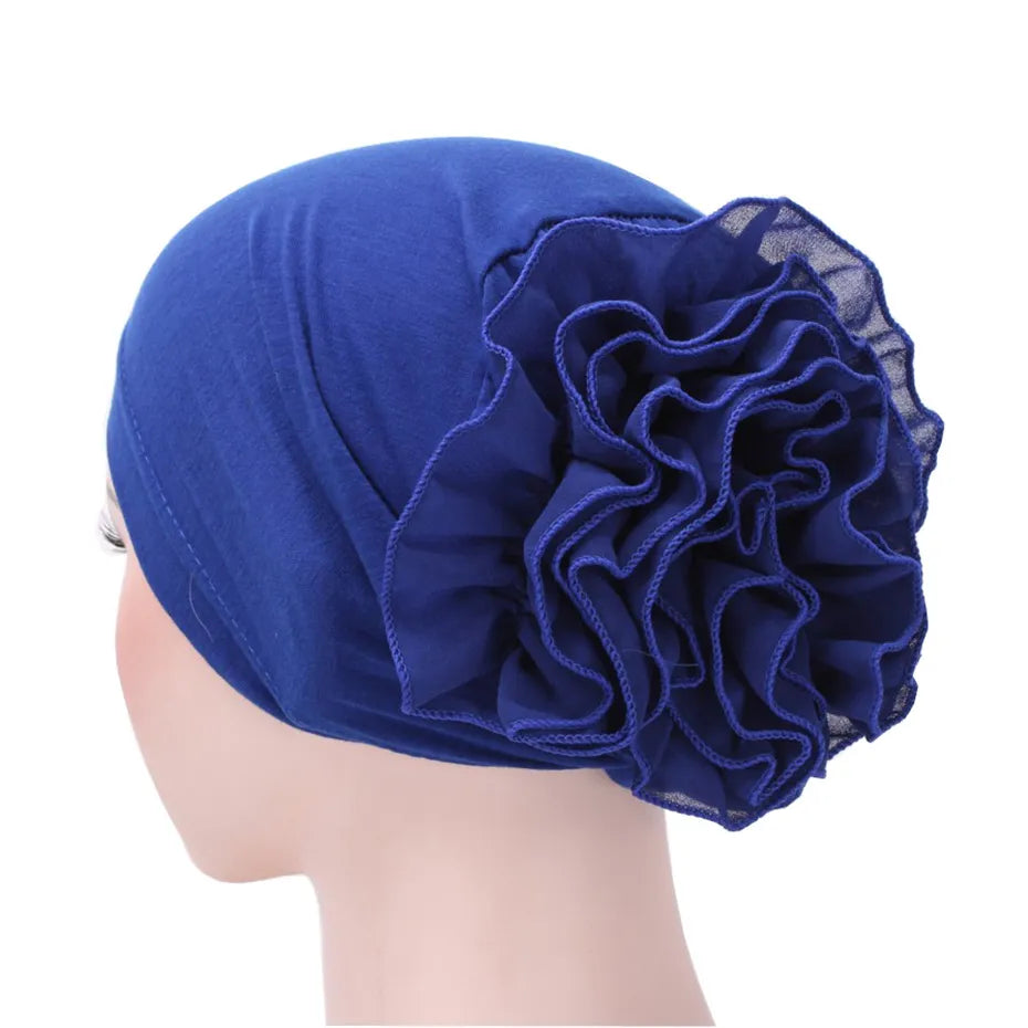 Plain Big Flower Arab Turban