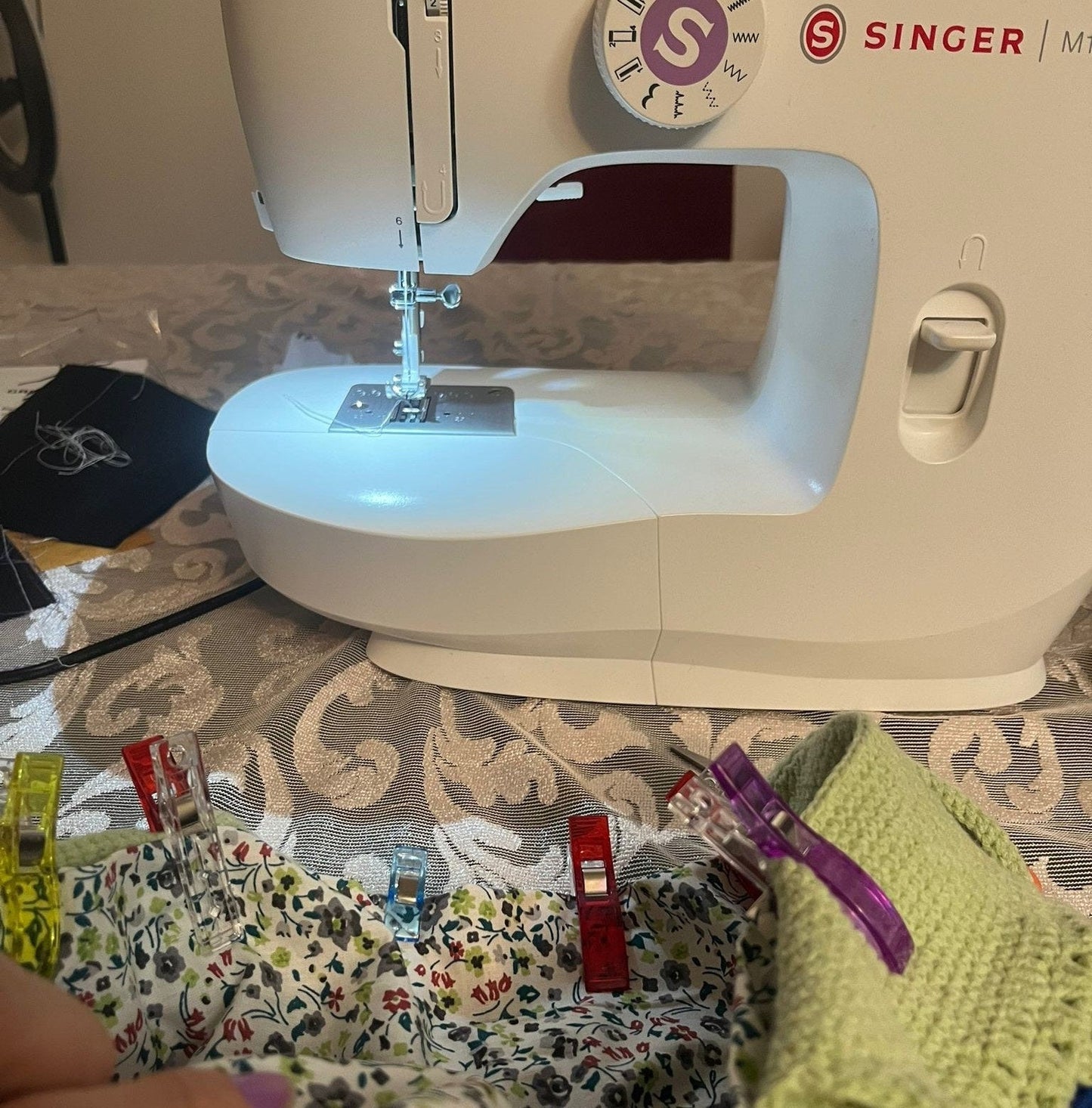 Crochet Granny Square Tote Bag: Boho Vintage Shoulder Bag