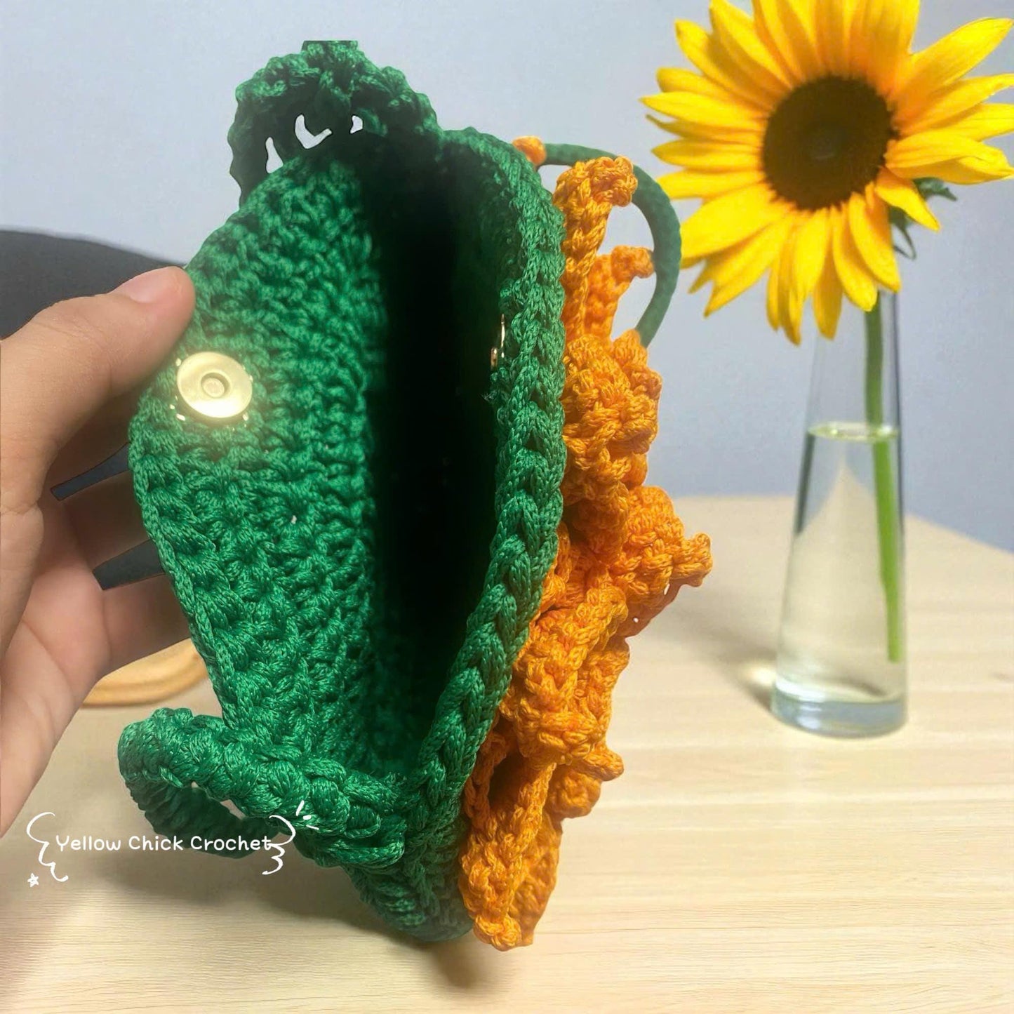 Lotus Flower Crochet Bag â€?Handmade Elegant Purse, Unique Festive Handbag, Christmas Gift for Her, New Year Gift Idea