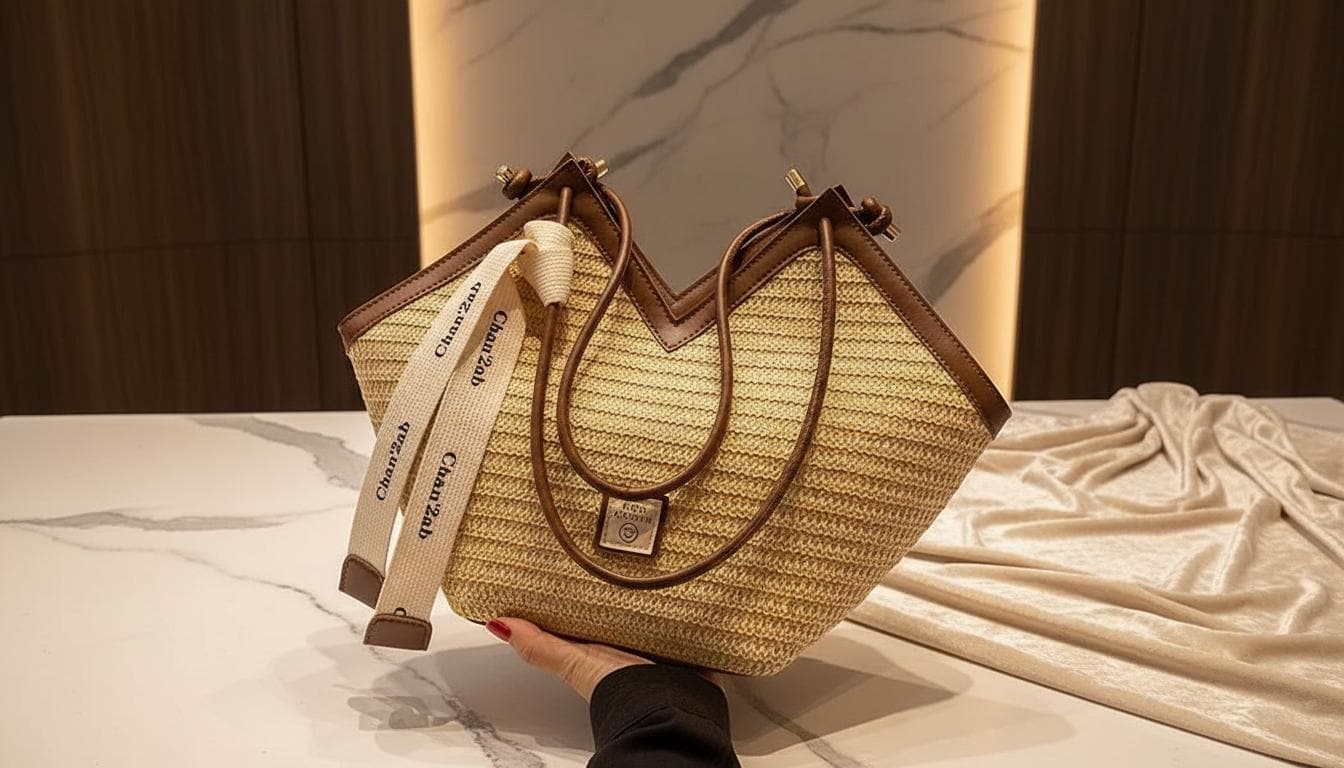 Straw Beach Bag Round Rattan Woven Shoulder Bag Boho Raffia Circle Purse Summer Vacation Handmade Casual Tote Women