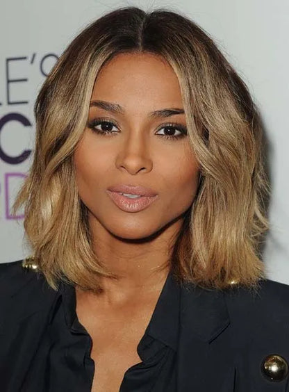 Ciara Medium Loose Wave Lace Front Human Hair Wig 12 Inches
