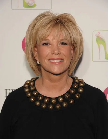 Joan Short Straight Human Hair Capless Wigs for Older Women