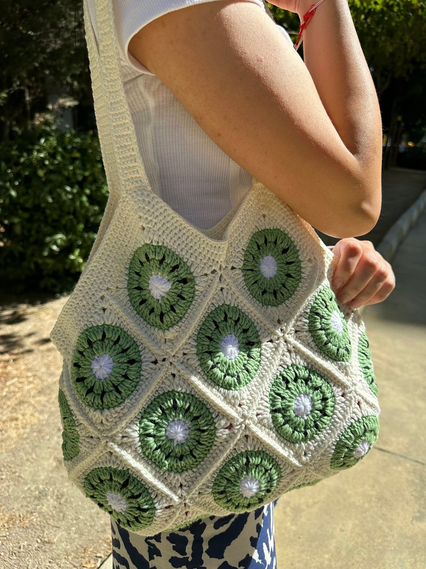 Granny Square Crochet Bag: Handmade Patchwork Boho Tote