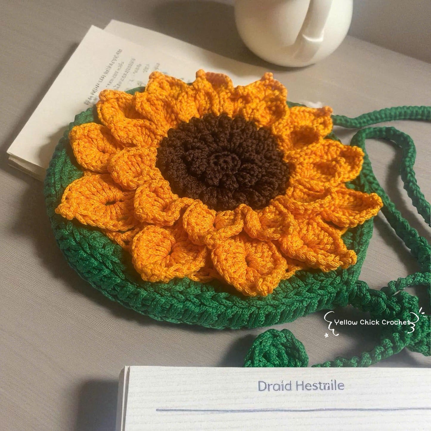 Lotus Flower Crochet Bag â€?Handmade Elegant Purse, Unique Festive Handbag, Christmas Gift for Her, New Year Gift Idea