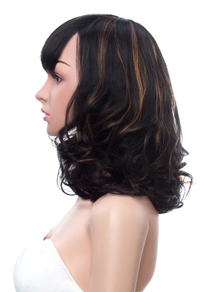 Medium Wave Capless Synthetic Wig 14 Inches