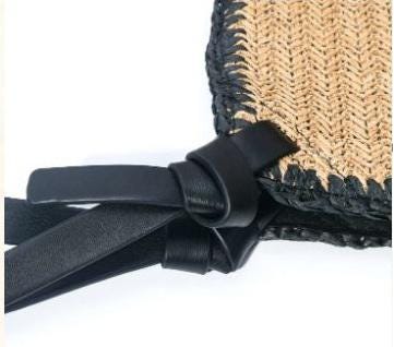 Woven Straw Tote, V-Shape Geometric Raffia Beach Bag, Boho Shoulder
