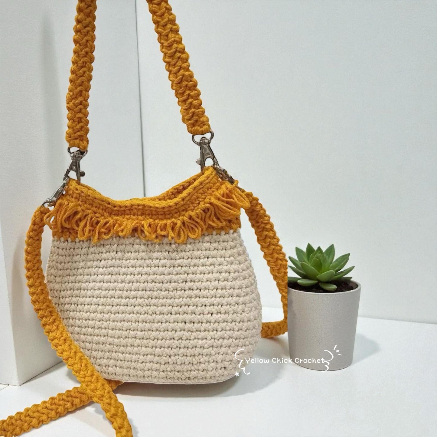 Sunflower Crochet Bag, Matching Hat Set, Crossbody &amp; Handheld,Lined, Zippered, Mother's Day Gift, Gift for Her, Easter Gift, Sunflower lover